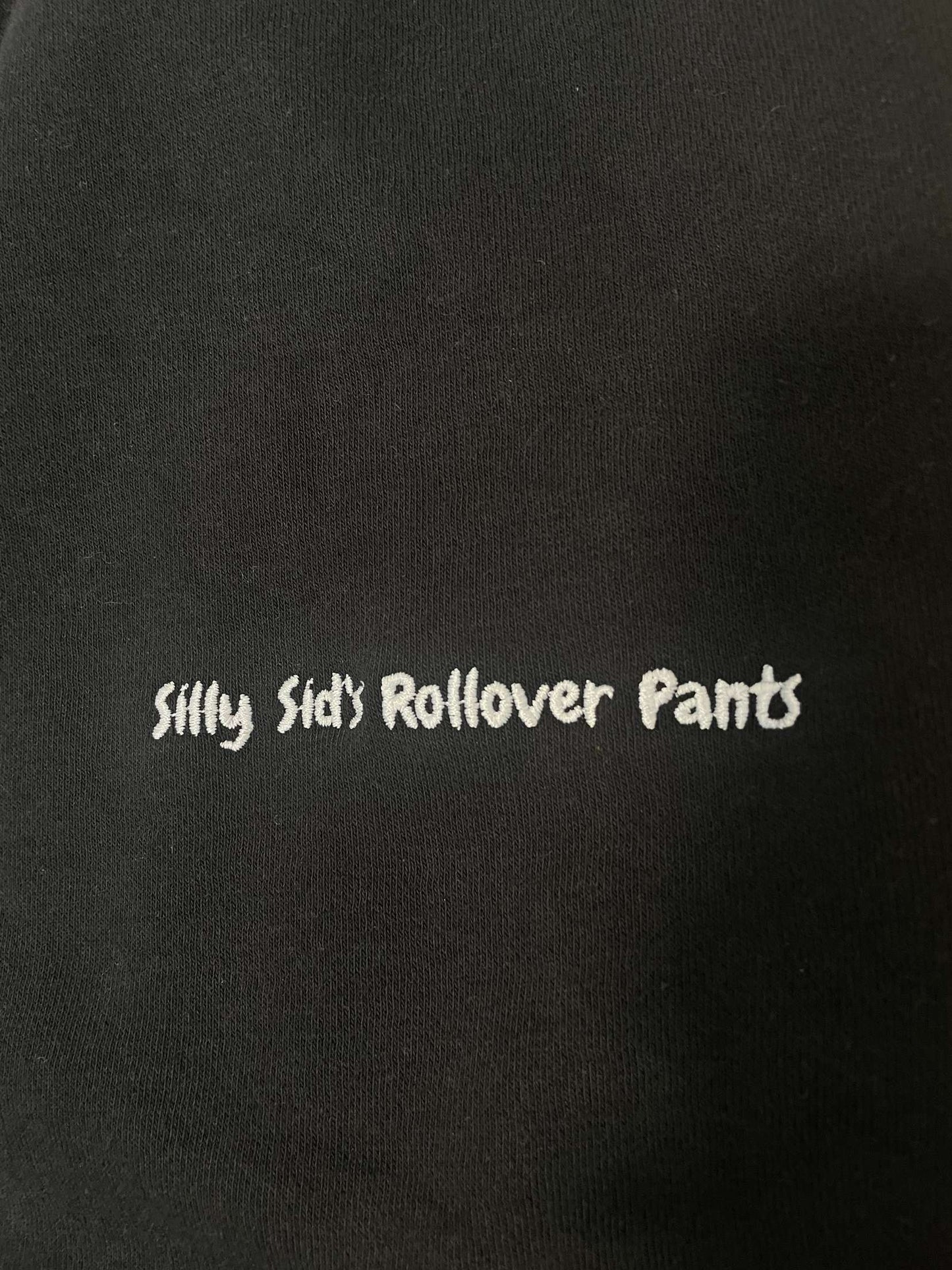 Silly Sids (black) Logo Rollover Pants